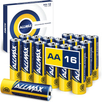 Allmax AA (LR6) Maximum Power Alkaline Double A Batteries (12 Count) - Ultra Long-Lasting, Leakproof Design, 10-Year Shelf Life, Maximum Performance (1.5V)