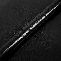 Hode Matt Black High Gloss Vinyl Wrap for Furniture, Waterproof Sticky Back Plastic Roll Peel and Stick Self Adhesive Wallpaper, Contact Paper for Kitchen Worktops Vinyl Covering 60cmx5m