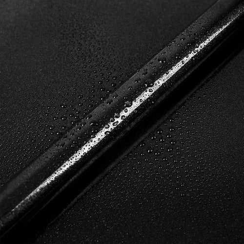 Hode Matt Black High Gloss Vinyl Wrap for Furniture, Waterproof Sticky Back Plastic Roll Peel and Stick Self Adhesive Wallpaper, Contact Paper for Kitchen Worktops Vinyl Covering 60cmx5m