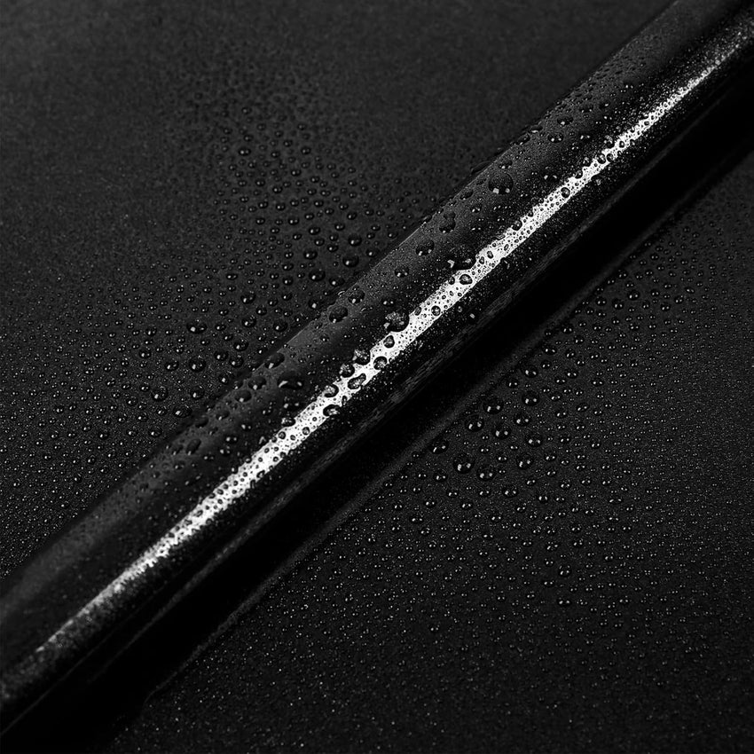 Hode Matt Black High Gloss Vinyl Wrap for Furniture, Waterproof Sticky Back Plastic Roll Peel and Stick Self Adhesive Wallpaper, Contact Paper for Kitchen Worktops Vinyl Covering 60cmx5m