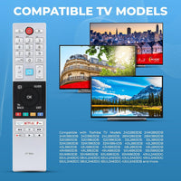 Updated Toshiba Remote Control CT854 RC42150P Compatible with Toshiba UHD Freview 2018 2019 Ready HD LCD LED TV with shortcut buttons Prime Video, Netflix, F play Buttons, No Setup Required