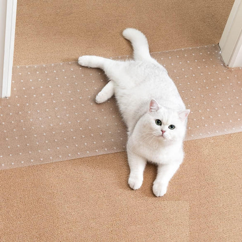 Carpet Protector Mat for Pets Anti-Scratch Under Door Cat Scratch Guard â 110CM