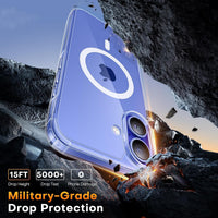 TAURI for iPhone 16 Case, with Screen Protector, Clear