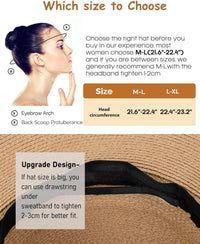 FURTALK Womens Sun Straw Wide Brim UPF 50 Summer Foldable Roll up Floppy Beach Hat for Women Khaki