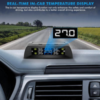 KAOLALI TPMS Tire Pressure Monitoring System with Solar & USB Charger â 4 Sensors