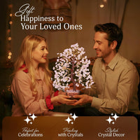 YATSKIA Rose Quartz Tree Chakra Gem Tree for Positive Energy â Home Decor Gift