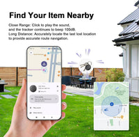 [Android Systems, High Accuracy] Anti-Lost Tag, Small Smart Tag, Android Tracker, Compatible with âFind My Deviceâ App (AndroidOnly) for Keys, Wallet, Luggage (Black-1)