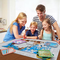 Puzzle Sorting Trays 6 Pack for Organising Jigsaw Puzzles 500/1000/2000 Pieces â Stackable
