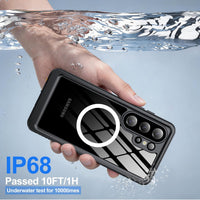 Samsung Galaxy S26 Ultra Case Waterproof Full-Body Shockproof with Lens & Screen Protector Black