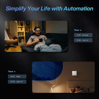 WiFi Touch Light Switch 1-Gang SmartLife Alexa App Control Neutral Required White 5-Pack