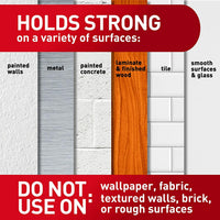 3m Command Narrow Picture Hanging Strips Damage-free Adhesive â White 4 pairs