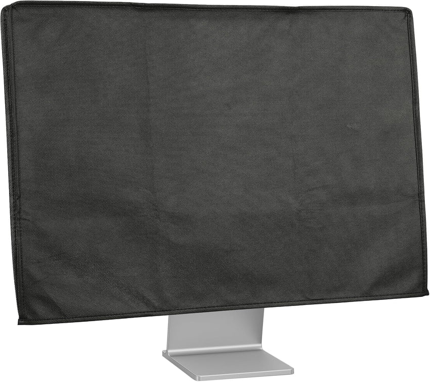kwmobile Monitor Cover Compatible with 24-26" monitor - Dust Cover Computer Screen Protector - Dark Grey