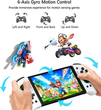 Wireless Pro Controller for Nintendo Switch Split-Design 8-RGB Adjustable Turbo For Switch