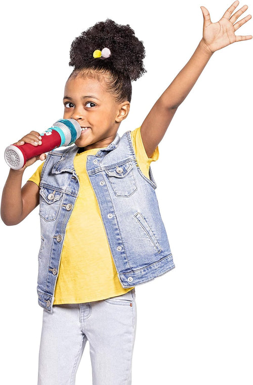 Battat - Toy Karaoke Mic - Light - Up & Voicechanging Microphone - Record & Playback - Sing - Along With Bluetooth - 3+ Years- Musical Light Show Microphone