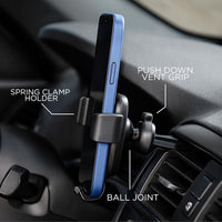 STATUS Car Charger, Wireless 15W | Car Charger Adapter, Includes USB-C Cable, Black | Wireless | SBWCC1PKB6