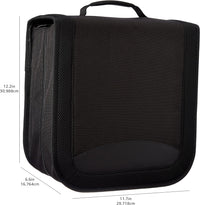 Amazon Basics CD/DVD Wallet 128 Disc Capacity Nylon Black