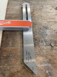 Swanson T-Bevel 9in Savage with Stainless Steel Rule Inches/Metric â Comfort Grip