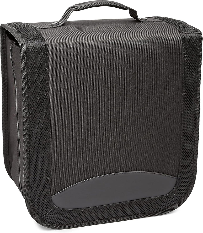 Amazon Basics CD/DVD Wallet 128 Disc Capacity Nylon Black