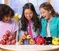 Miraculous Ladybug Age 3+, 4-1 Capsule Collectible Toy, Surprise Miraball with expanding Plush Kwami, Collectible Character Metal Case, Glittery Stickers & hanging Display Ribbon