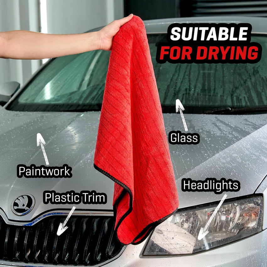 CarPlan Microfibre Drying Towel Super Absorbent for Cars - 60x90cm