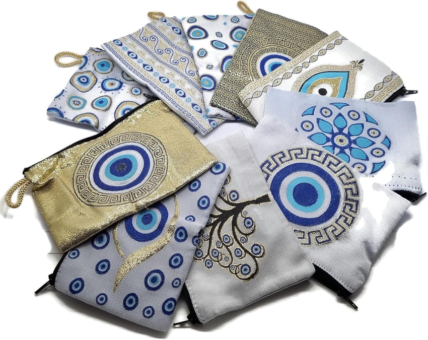 MYSTIC JEWELS - Wallet for Cards, Keys - Eye for Good Luck Design - Traditional (15 x 10 cm), Model 2, Purses