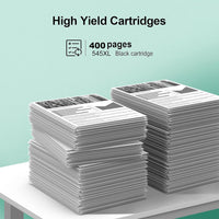 545XL Ink Cartridges Black Replacement for Canon 545 Black Ink Cartridges XL PG545XL PG-545XL PG545 PG-545 XL for Canon Pixma TS3150 MG3050 TR4550 TS3350 MG2950 TR4551 TS3355 Packing May Vary