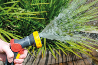 HOZELOCK 8-Jet Metal Multi Spray Gun with 8 Patterns for Garden Hose - 8-Pattern