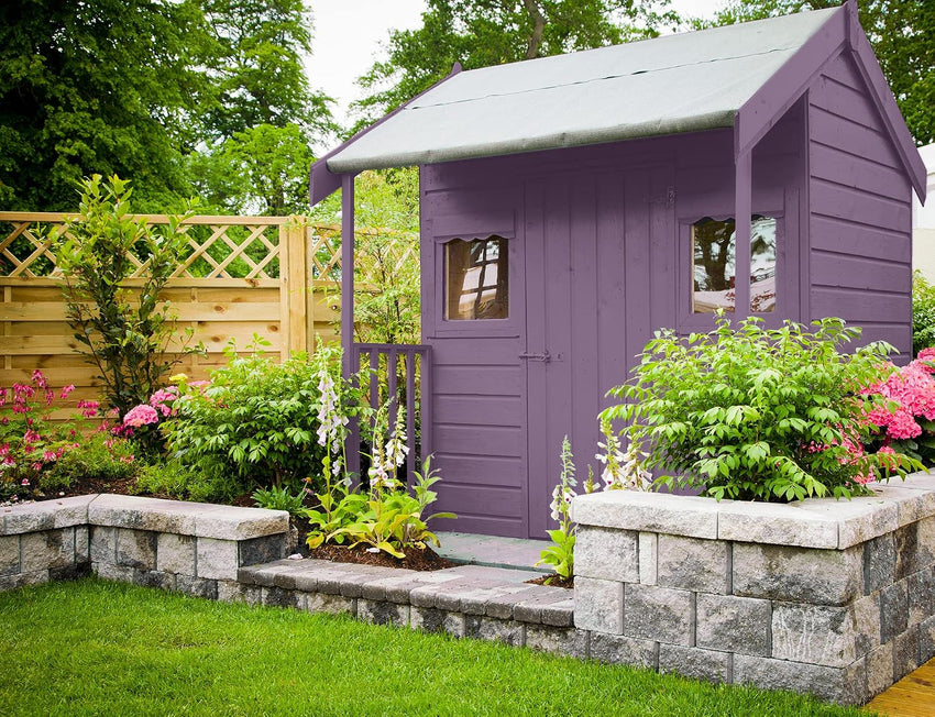 Johnstone's Exterior Wood Paint 1L Quick Dry 12mÃÂ²/L Ã¢ÂÂ Bold Plum