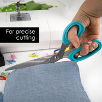 Fabric Scissors Set with 4 Tailors Chalk & 20 Clips â 12.5 cm Stainless Steel