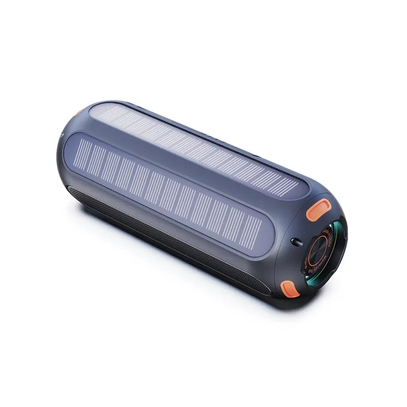 KALINI Magnetic Wireless Speaker 2x Solar panels 5000mAh LED bar